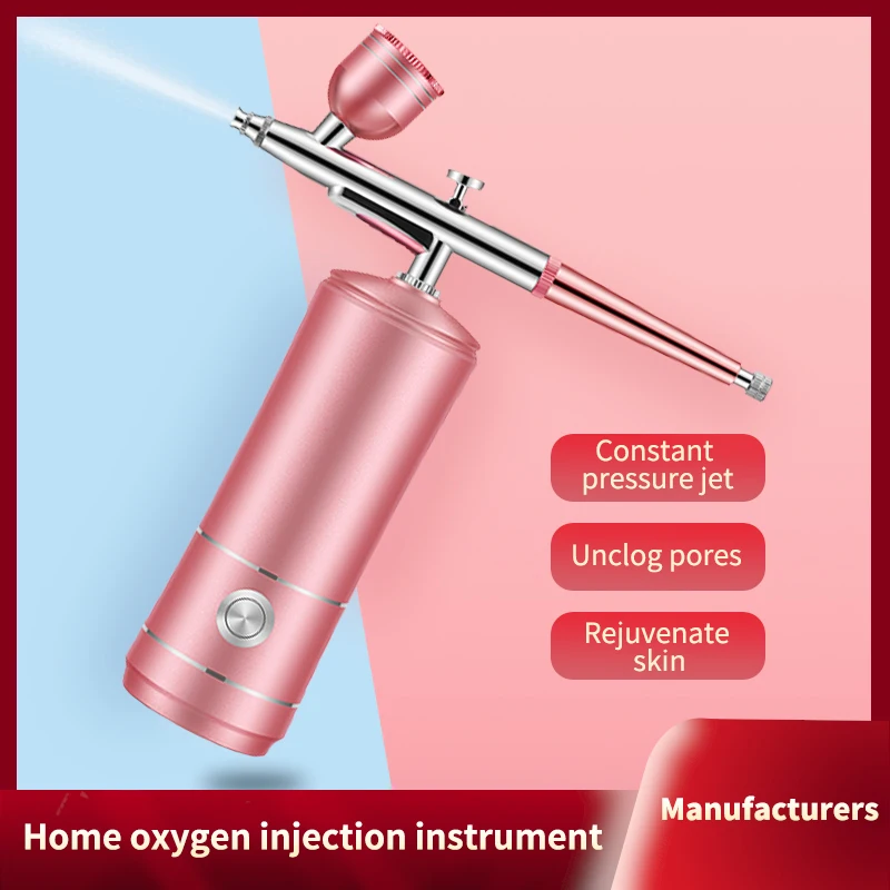 Oxygen Injector Nano Face Mist Sprayer Spray Gun Multi-function Skin Moisturizing Handheld Oxygen Injection Machine Oxygen Jet