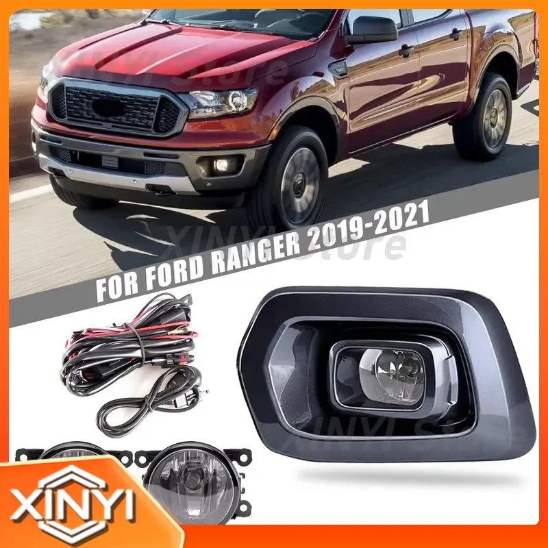 1 Pair 2X Front Bumper Fog Light Daytime Running Lamp DRL for Ford Ranger 2019 2020 2021