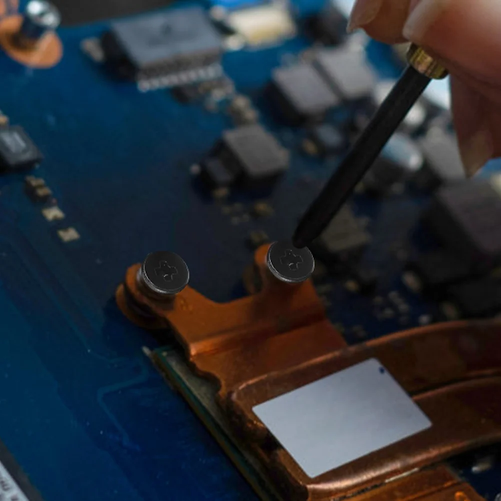 

12Pcs Motherboard Mounting Screws Hex Head Design Sturdy Iron Material Efficient Installation for M.2 SSD