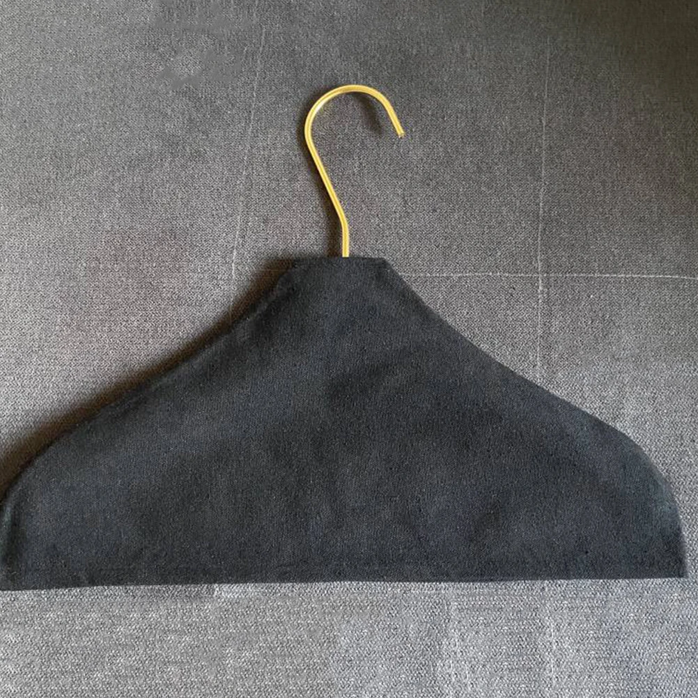 

3pcs Hanger Cover Cotton Linen Anti Dust proof Reusable Shoulder Protector Wooden Jeans Evening Dress Guard Clothes Rack
