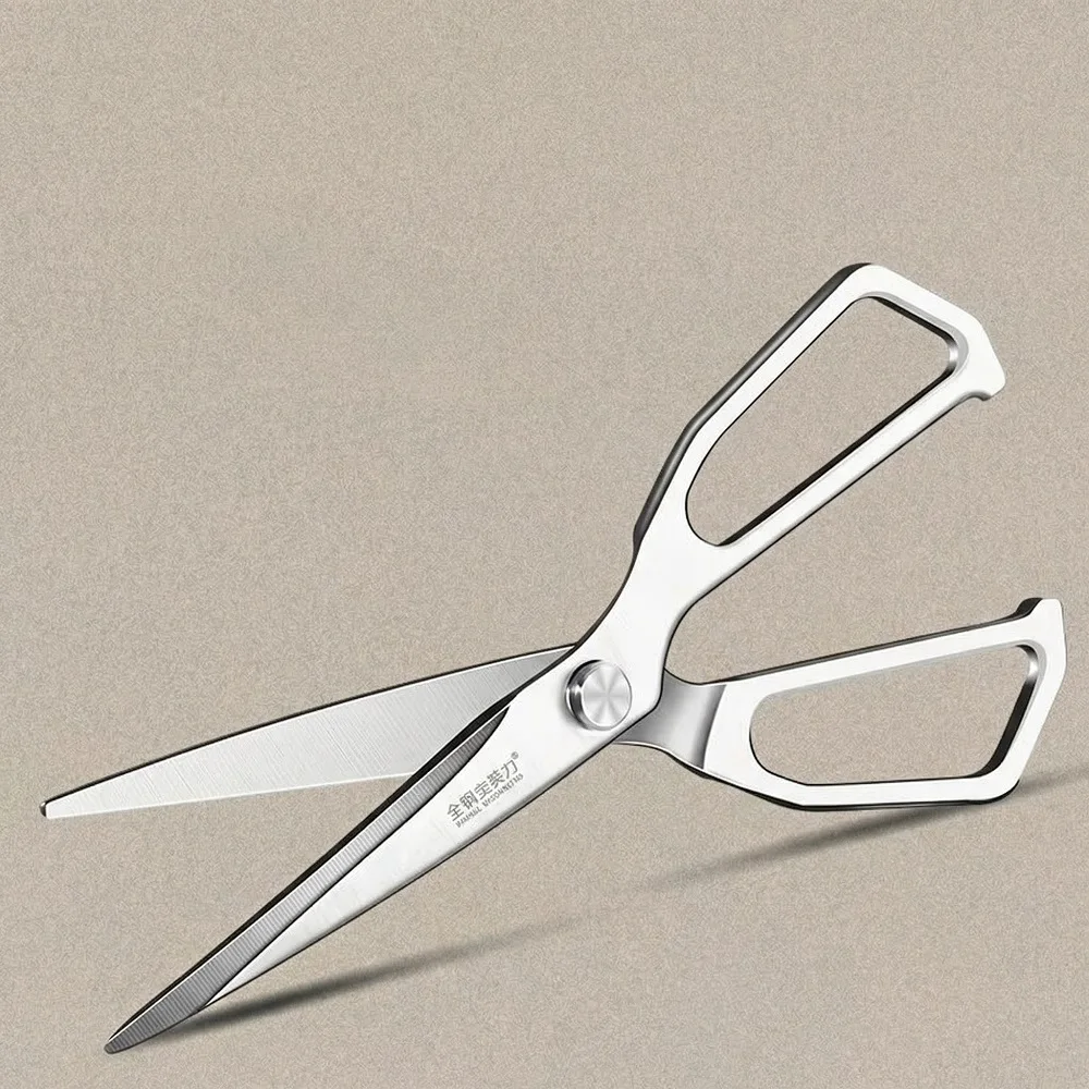 Extended Heavy-Duty Poultry Bone Scissors, High Hardness Stainless Steel, Household Bone Cutting for Chicken Duck Goose C2612