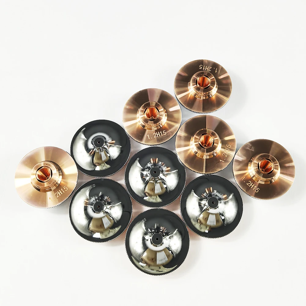 

HUNST 10Pcs Laser Nozzle Single Double Layer Dia.32mm Caliber 0.8-4.0 For Raytools Precitec WSX Fiber Laser Cutting Head