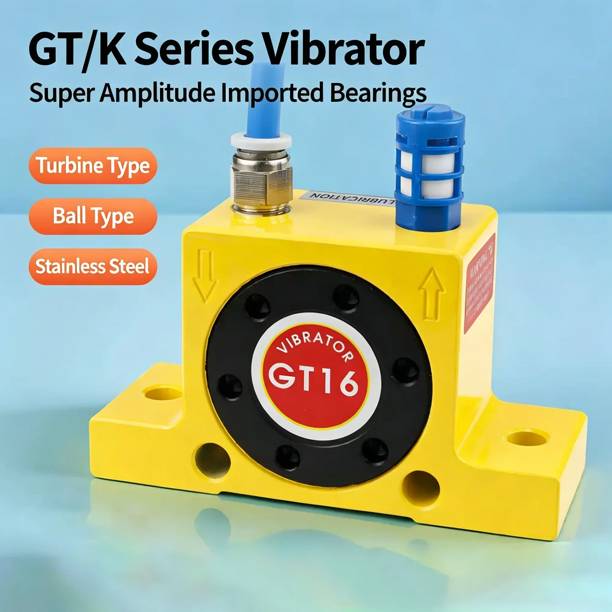Pneumatic Vibrator GT Turbine Oscillators Pneumatic  Industry Vibrator Hammer Blanking Parts GT8/10/13/16/20/25/30/36/48/60
