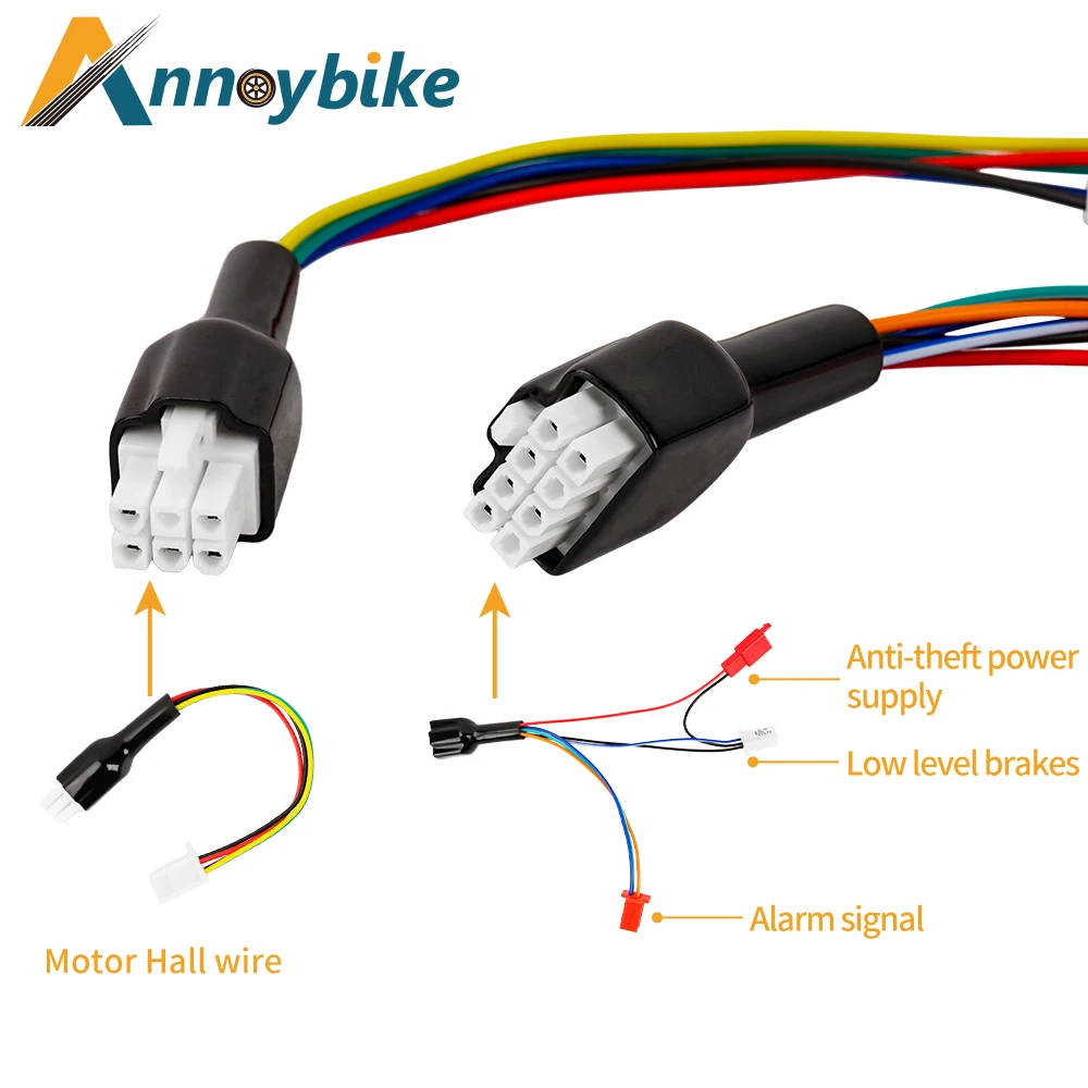 Sine Wave Controller 48V 60V 2500W 72V 3000W Electric Bicycle Brushless DC Controller 50A high power Scooter Motor Controller