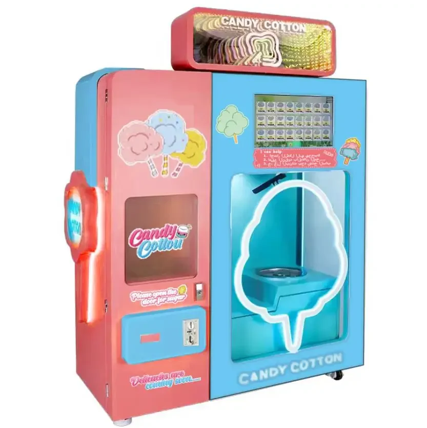 Commercial Sweet Automated Cotton Candy Machine Sugar Guangzhou Cotton Candy Machine Maker