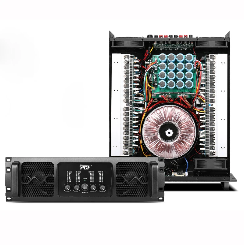 Hot Sell 3U 4*1100W 4 Channel Class H Stereo Sound System High Powerful Stage Performance Line Array Power Amplifier