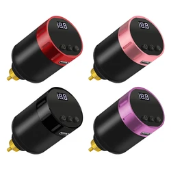 MAMBA Mini Wireless Tattoo Power Supply 1300mAh LED Display Portable Rechargeable Batterry for Tattoo Machine Pen RCA Interface