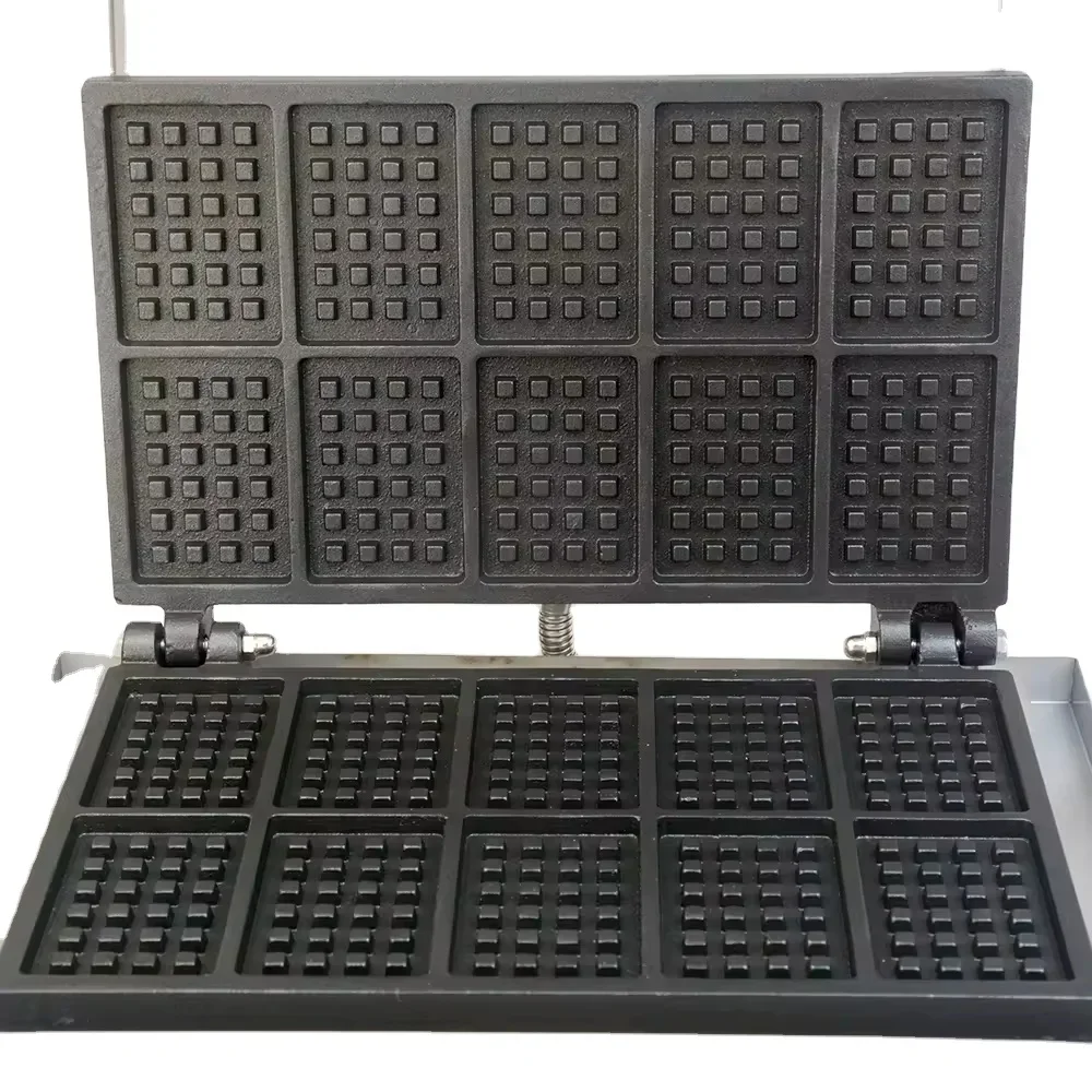 Best Quality Snack hine I Cream Waffle Maker 10 Slis Industrial Mini Waffle Maker For Sale