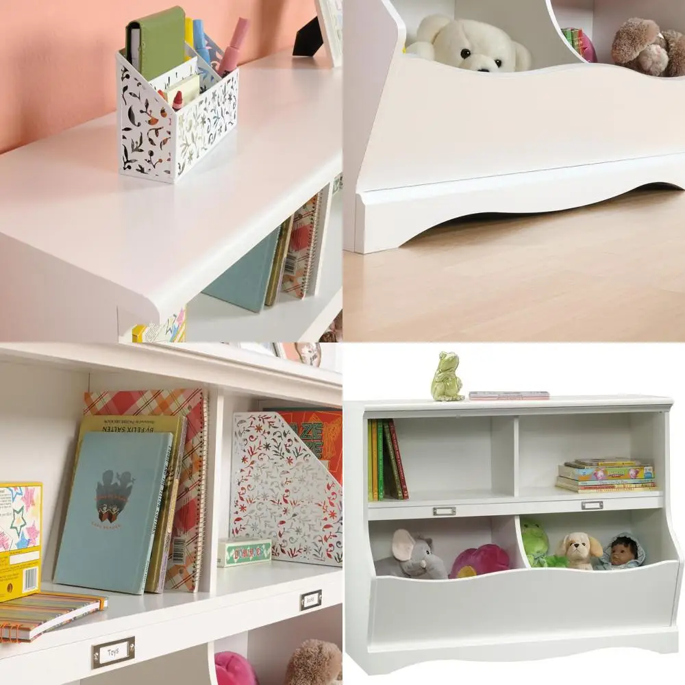 

Детский органайзер для хранения игрушек, контейнер-стеллаж для спальни или гостиной, белый