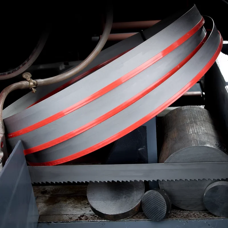 

Used for Cutting Solid Materials Above 150-350 High Quality Bandsaw Length 3152 3350 3505 3700 4000X27 WideX5-8T Cut Tools Blade