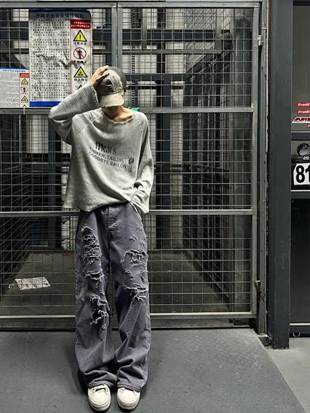 

Мужские джинсы в стиле ретро, двухслойные, из потертого канваса, с дырками, свободного кроя, в стиле рабочей одежды, модные, повседневные, прямые...