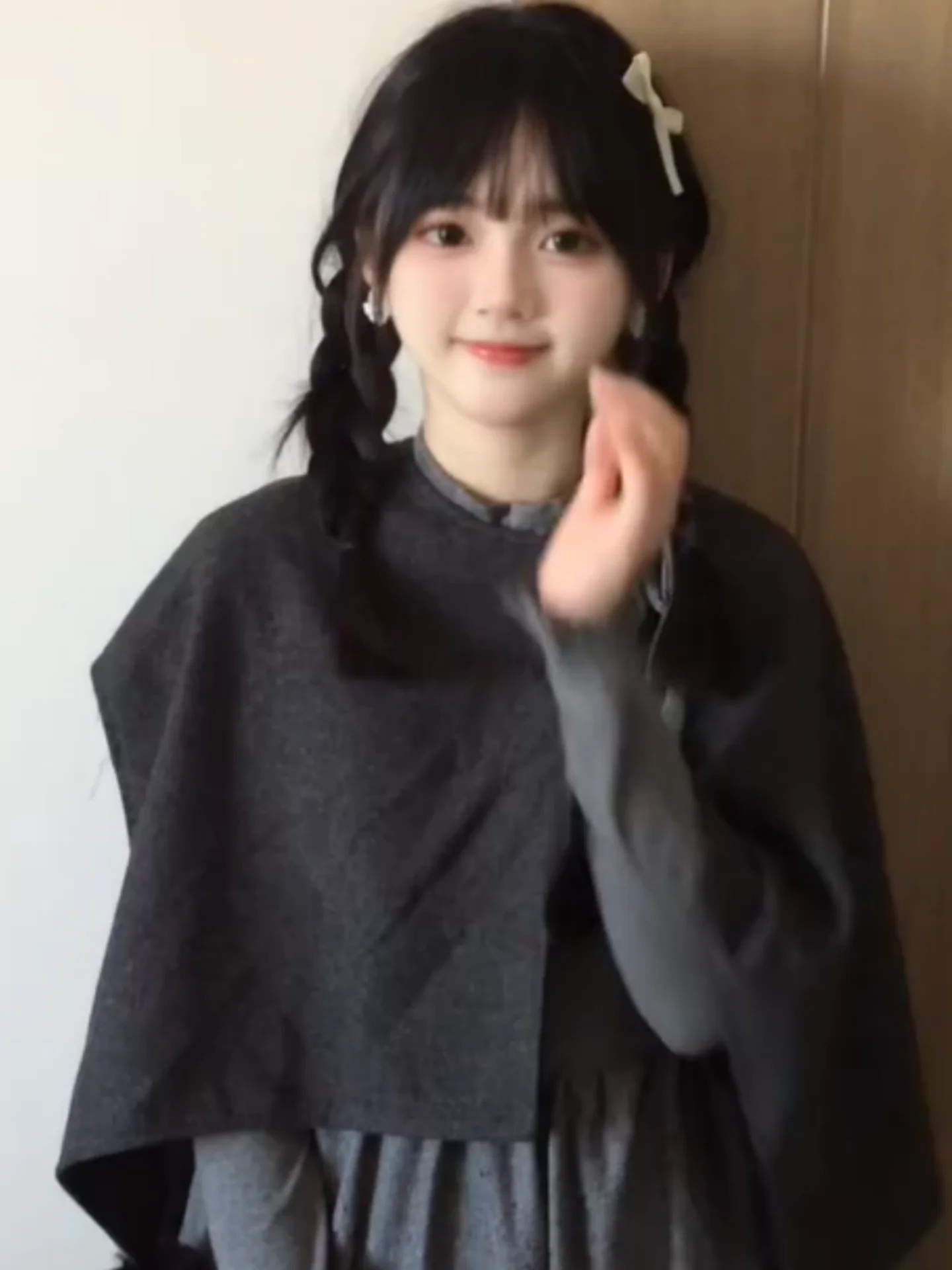 

Корейский вязаный свитер-костюм для женщин, универсальный, в стиле Rich Girl, зимний модный наряд