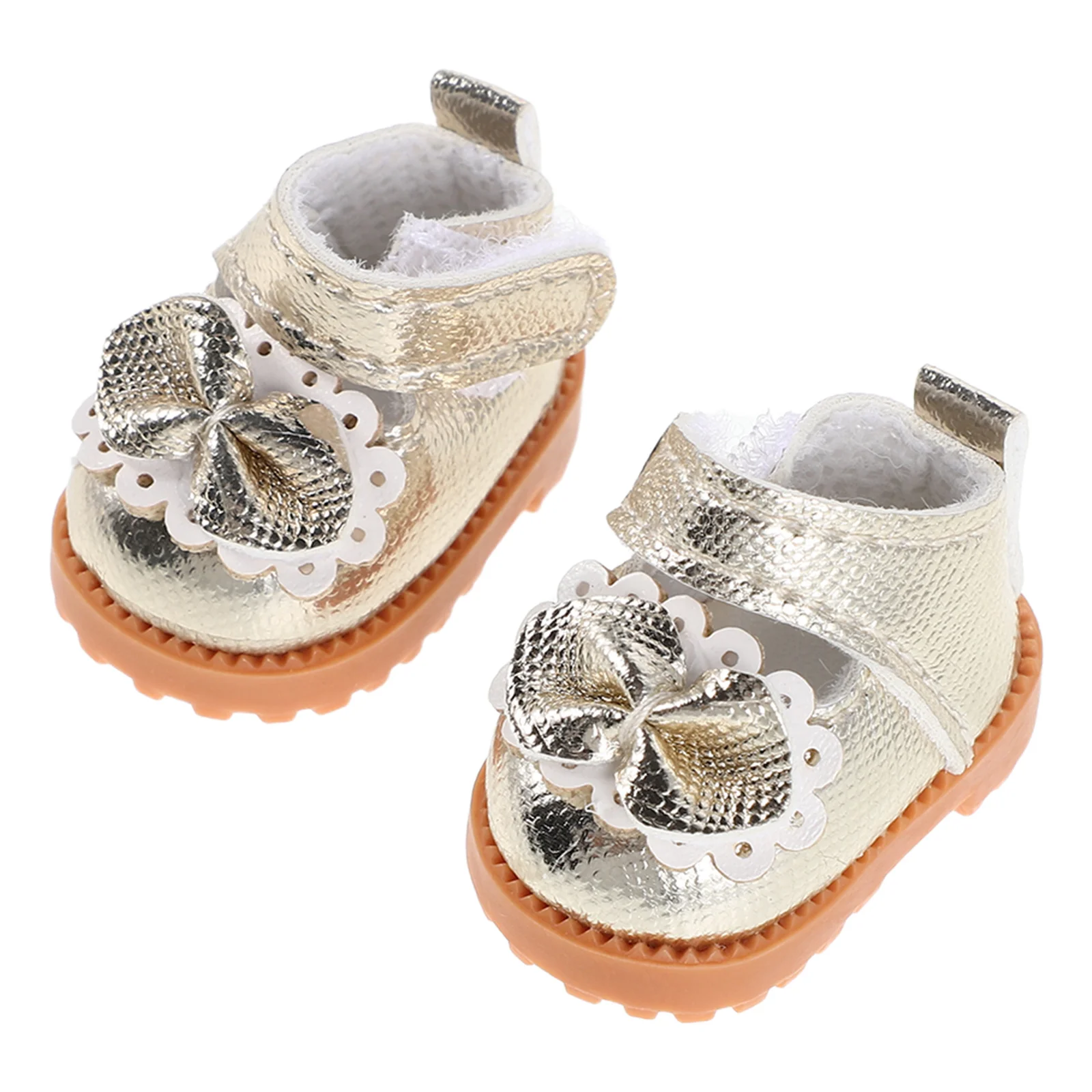 1 زوج الأميرة إكسسوارات أحذية ل 17 سنتيمتر Kawaii الصنادل المسطحة فستان صغير حتى الأحذية منزل اللعب ديكور الحفلات مقلد