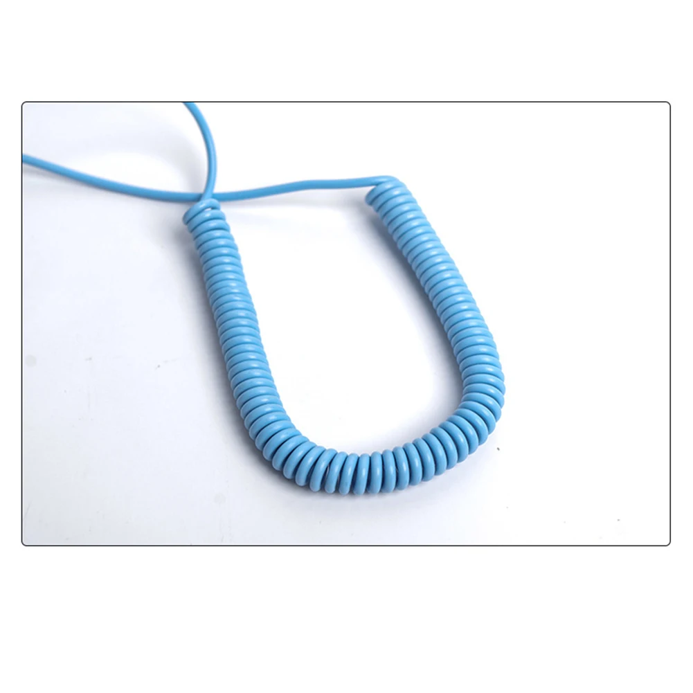 벨트 정전기 방지 손목 스트랩 조정 가능한 파란색 유선 접지 팔찌는 정전기 축적을 방지합니다. 부드러운 탄성 밴드