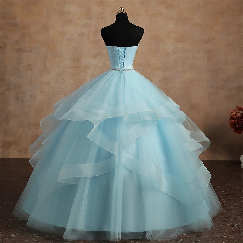 Vestido de baile com cinto CRYSTAL, vestido de baile, vestidos de aniversário, vestidos Quinceanera, 15 Anos