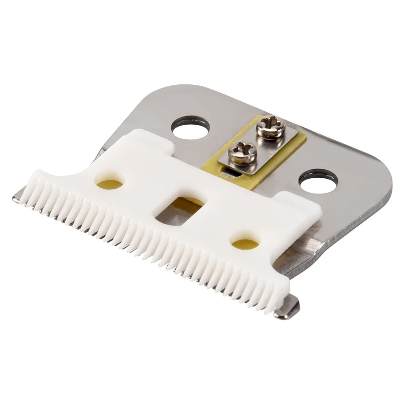 A11R Zilver voor T Outliner-mes voor Andis voor T Outliner, voor Andis Gtx-vervangend mes, wit T-mes + zilver stalen mes