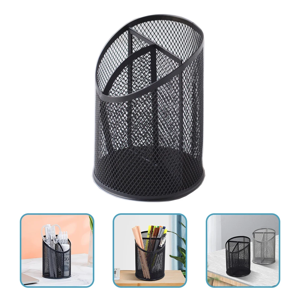 

2Pcs Metal Mesh Pen Cup Pencil Organizer Holder Desk Makeup Brush Holder for Office Home Use Makeup Organizer Pen Cup