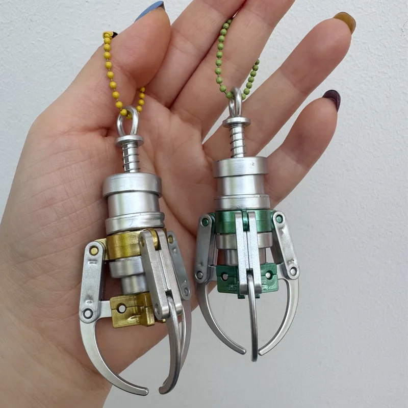 آلة دمية مخلب صغير المفاتيح الملونة انتزاع كليب مفتاح سلسلة لعبة لتخفيف التوتر حقيبة الظهر قلادة مضحك هدية حلقة رئيسية اكسسوارات #3