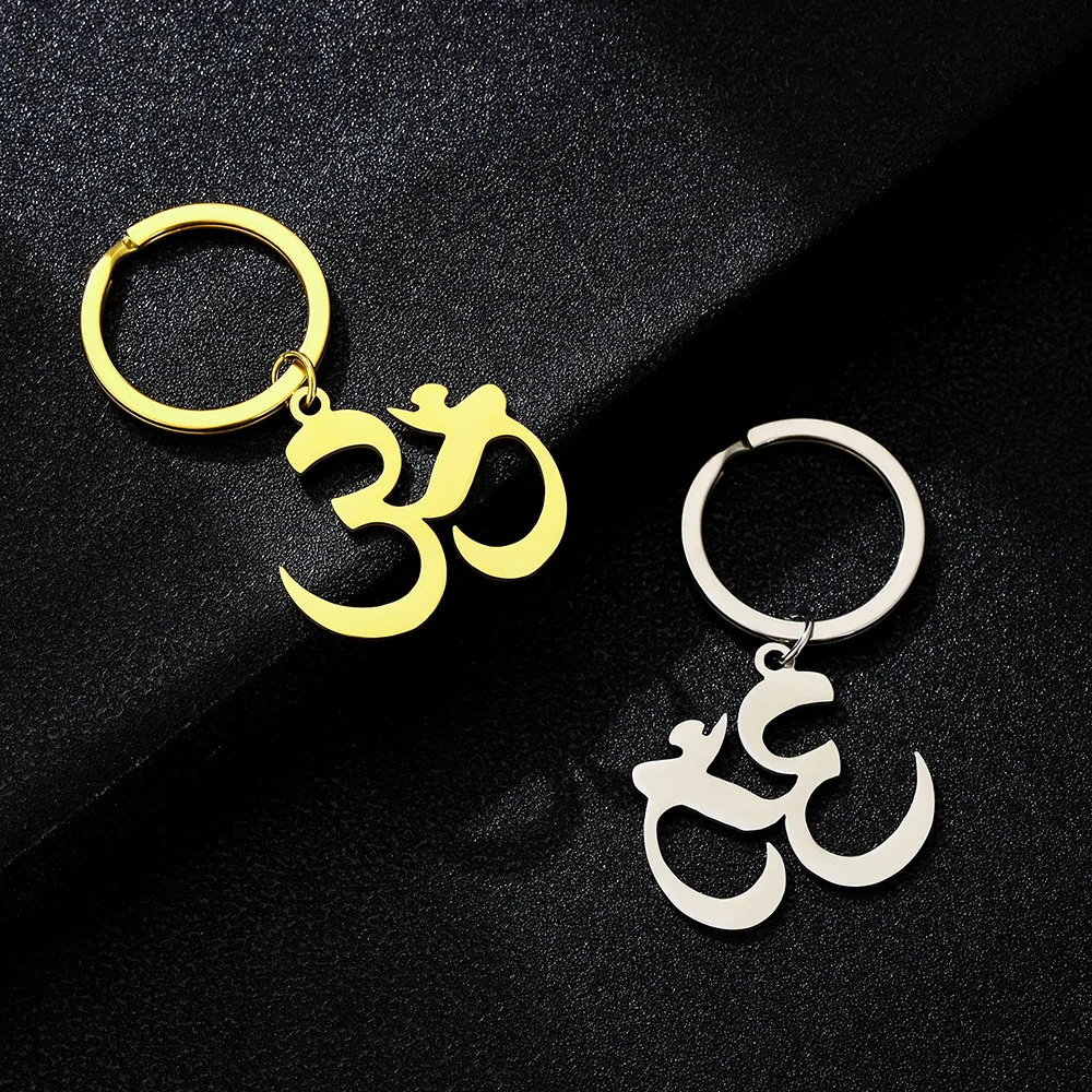 Europe and the United States hot-selling Aum keychain accessories decoration men and women outdoor sports ethnic style versatile