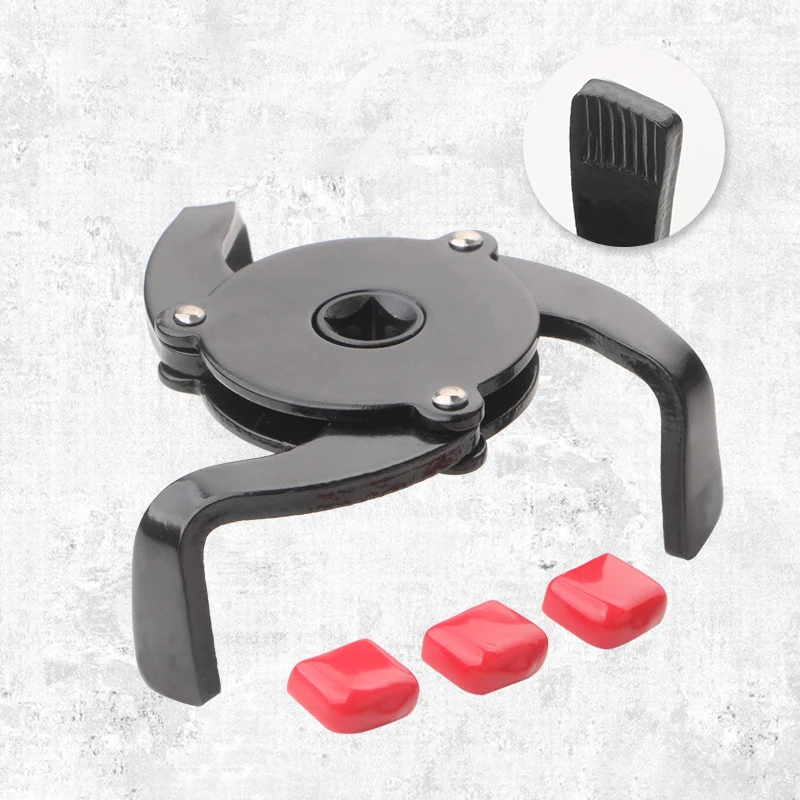 

Universal Oil Filter Wrench Tool 60-100mm Car Repair Adjustable 3 Way Oil Filter Removal Tool Interface Special Tools