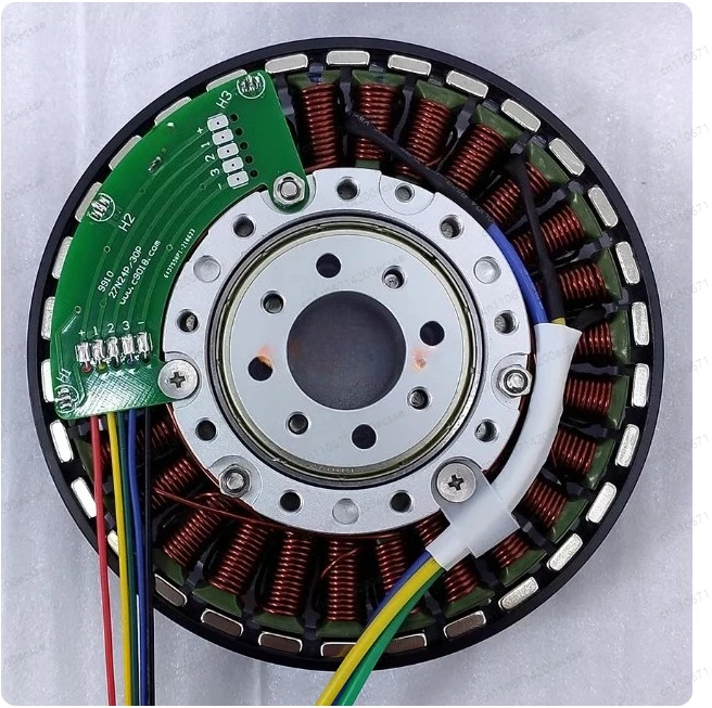 9910 Hollow Shaft DC Brushless Motor - 2.0Nm Torque, Large Torque Disc Flat Design for Compact Precision Drives