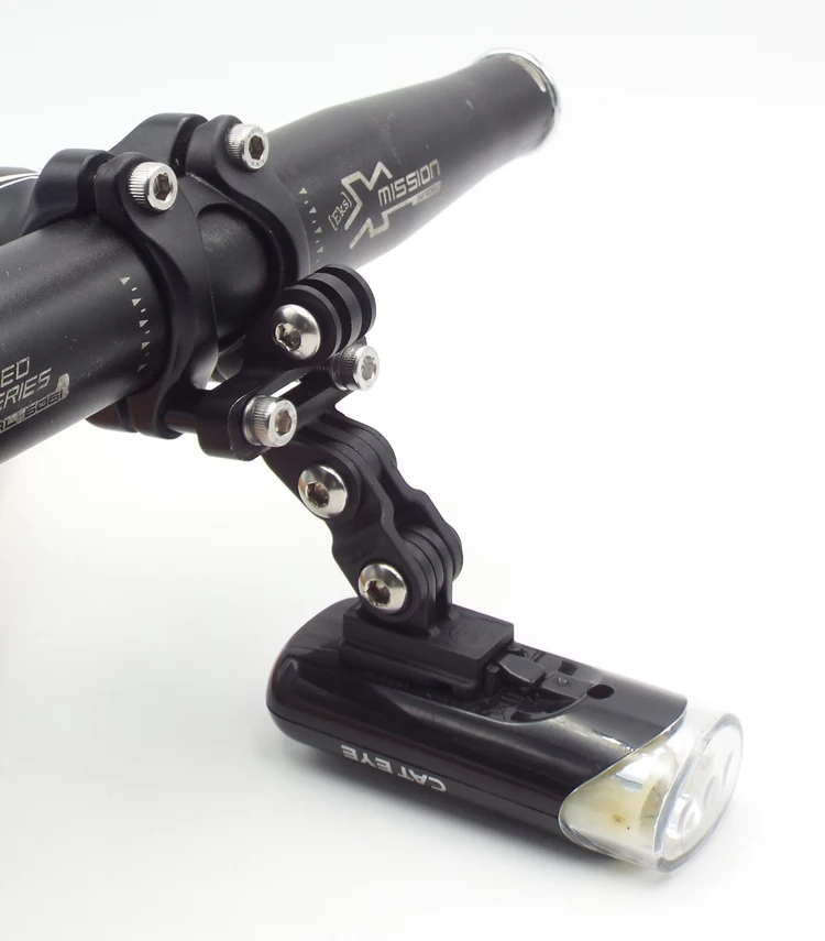 TRIGO TRP2170 asiento de extensión para Base Gopro soporte de lámpara de plástico extensiones soporte de luz para teléfono accesorios de bicicleta