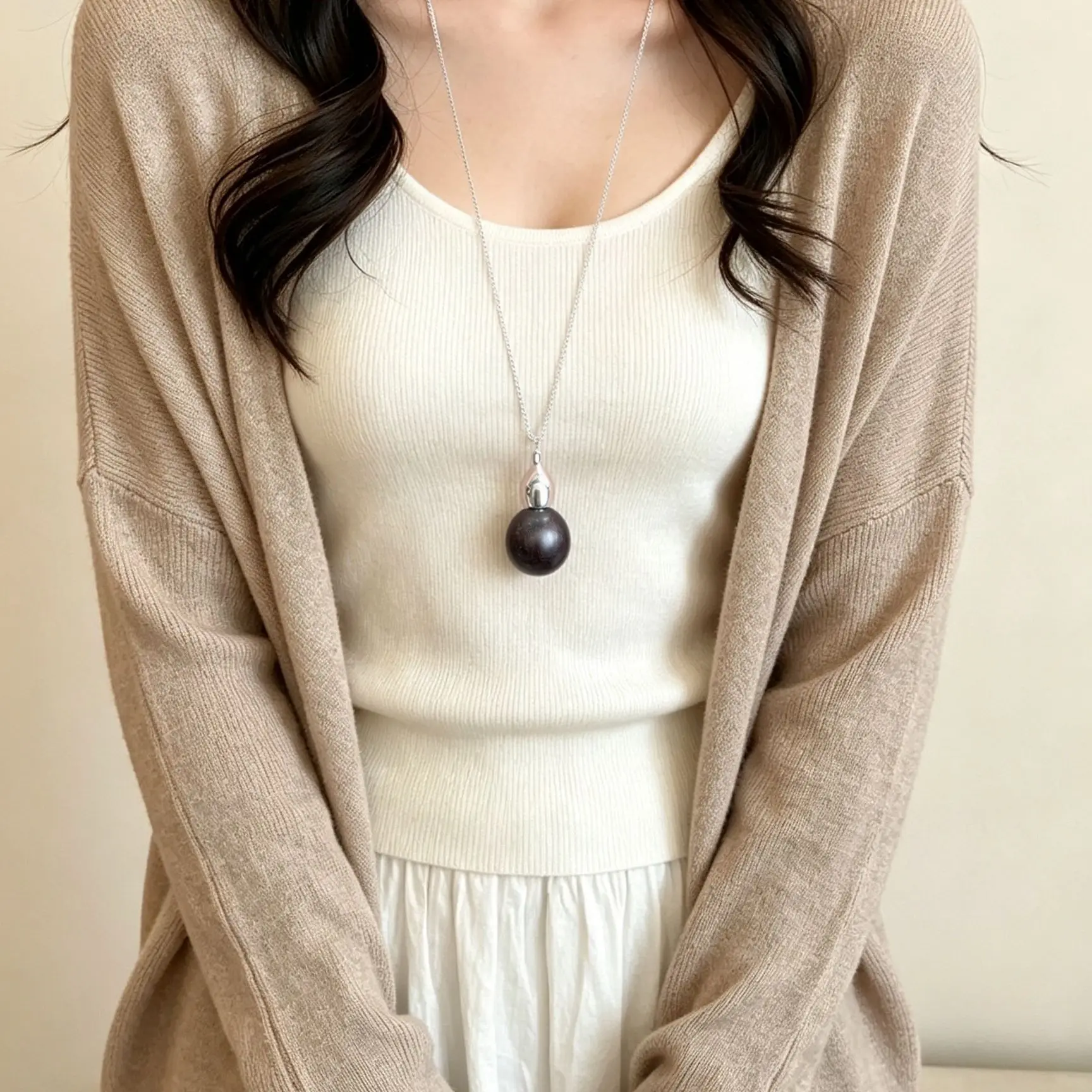 Trendy Versatile Minimalist Necklace for Women, Daily Commute Light Luxury Unique Clavicle Chain Sweater Chain Fashion Jewelry