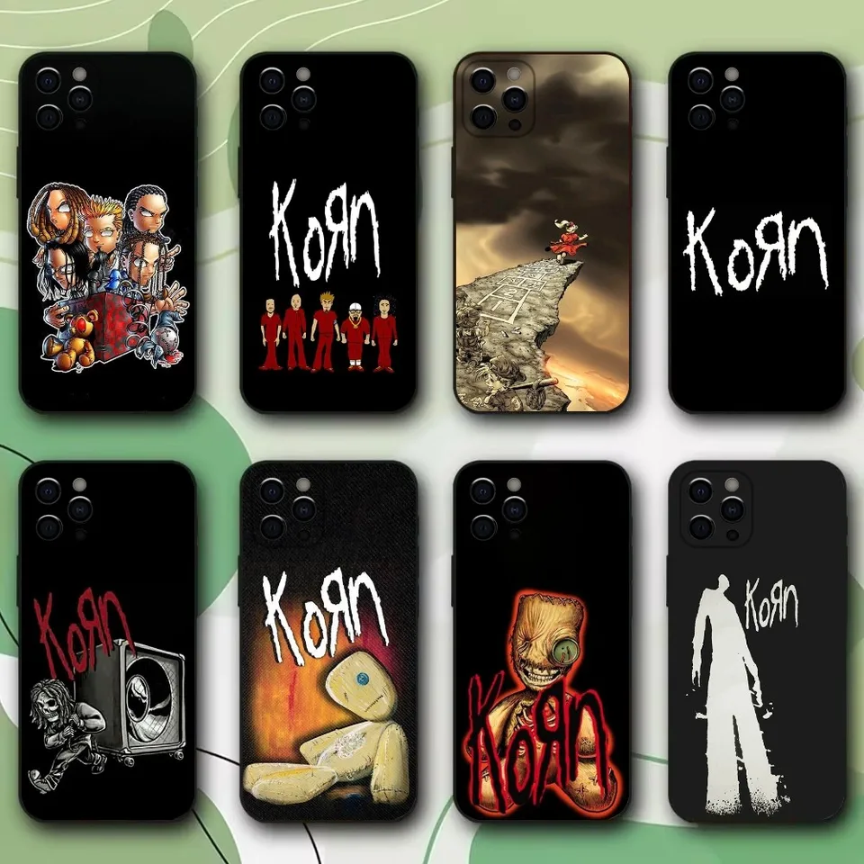 K-Korn Rock Band Phone Case For iPhone 16,15,14,13,12,11,Pro,X,XS