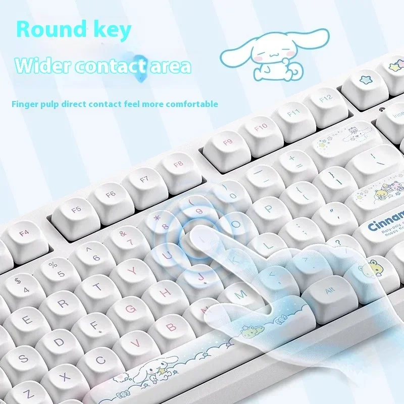 Imagem -06 - Akko 3108b Anime Genuíno Teclado Mecânico de Marca Conjunta com Fio Modo Único Rollover Teclado Mecânico de Escritório para Jogos