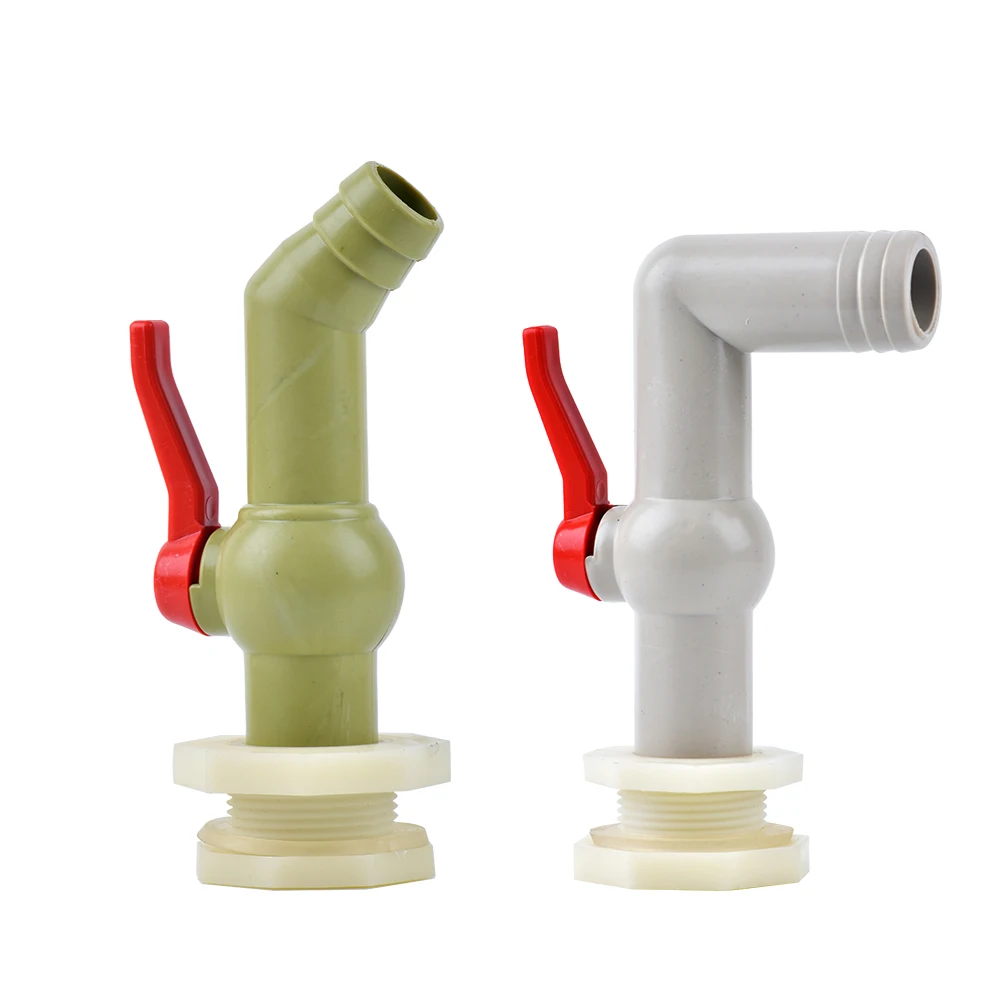 

1" Male Thread ABS Plastic Water Tank Connector Aquarium Accessories Joint Irrigation System Garden Drainage System