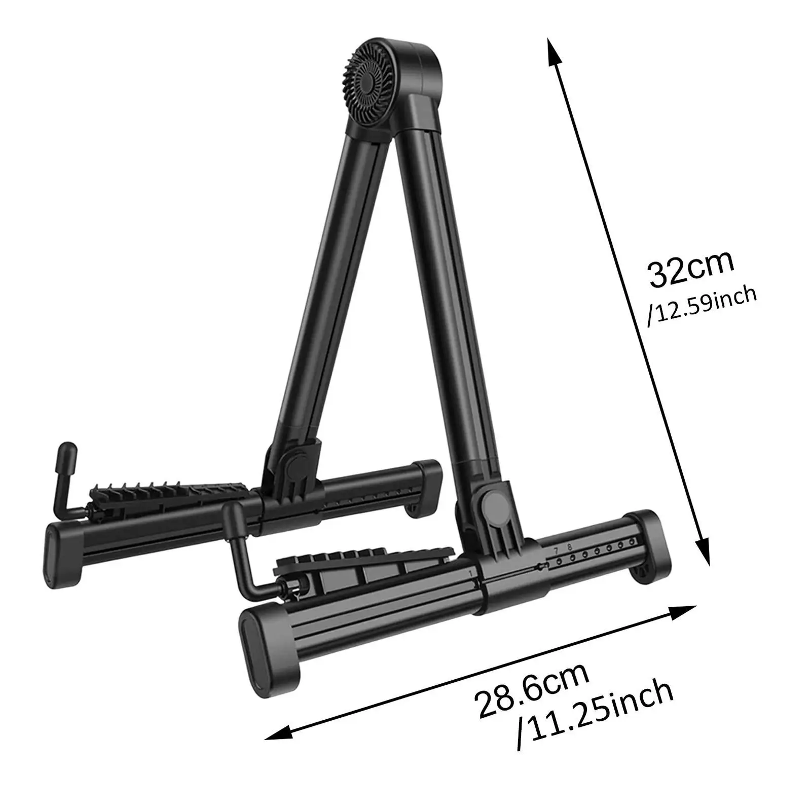 E-Gitarren ständer Universal-Klapp instrumenten ständer Ein Rahmen-Musik ständer halter für akustische E-Gitarren-Bass-Accs