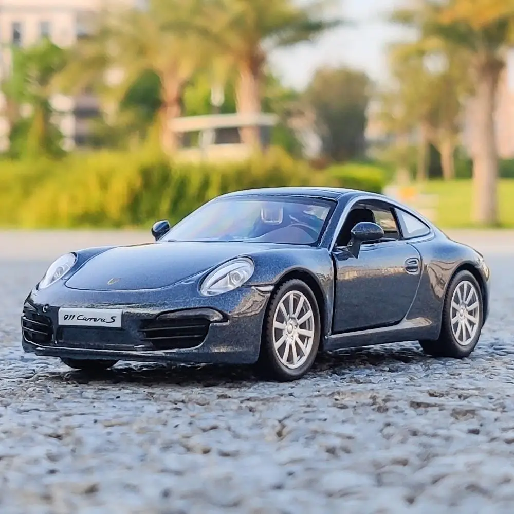 

1/36 Porsche 911 литая под давлением модель автомобиля из сплава, игрушка, 2 двери, открытые откатные автомобили, подарки на день рождения для детей, взрослых, коллекции