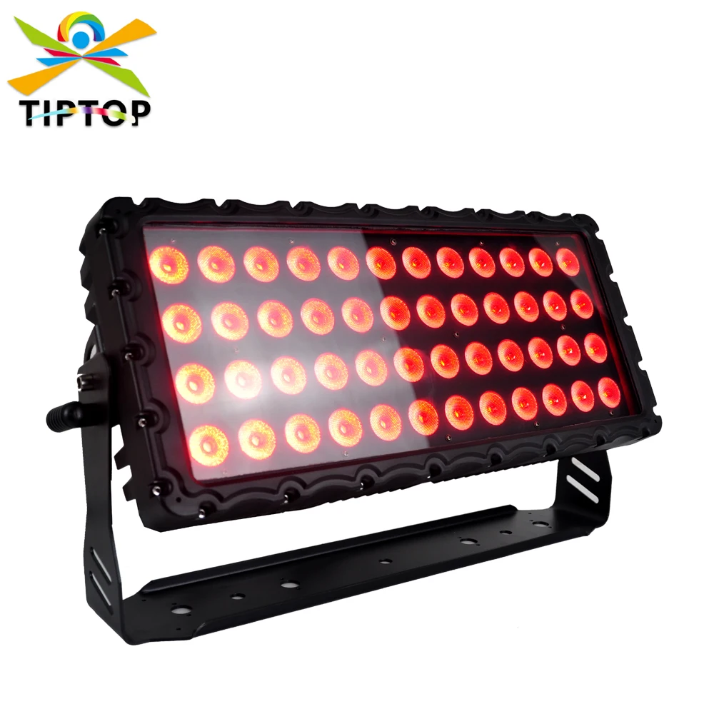 TIPTOP 48x12W Outdoor Led Flood Light DMX Control LED Stadium Light RGBW 4IN1 IP65 for Yard Playground Basketball Court