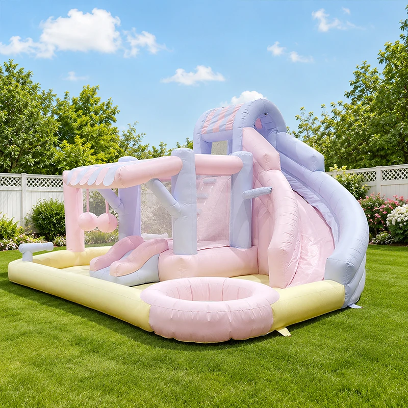 Opblaasbaar waterglijbaan kast - Kids Outdoor Inflatable Water Slide recensie en prijs