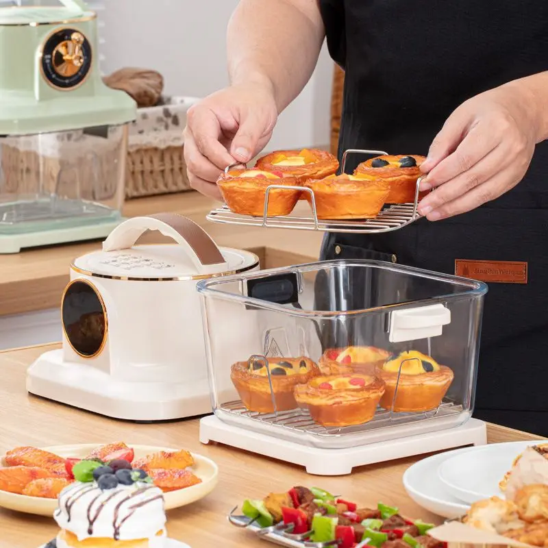 Smart home visual voice air fryer large capacity oven multi-function automatic oil-free fryer