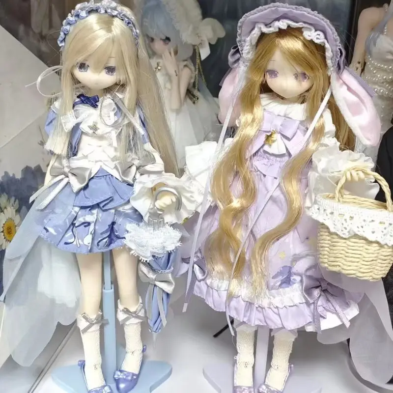 1/6 Bjd Smart Doll Hang Card Ball Jointed Figure Hair-Planted Transformation Electric Town Blind Box Toy Ornament Desk Decor view 3
