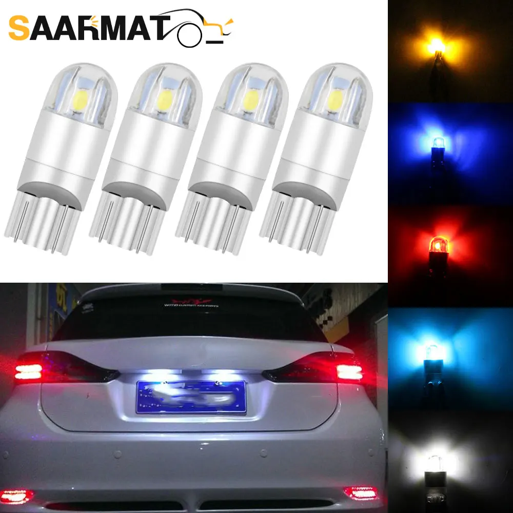 4Pcs Car Interior LED Lamp T10 W5W Parking Light  Signal Bulbs for Lexus ES300 ES330 ES350 GS300 GS430 IS250 IS300 IS350 RX400H