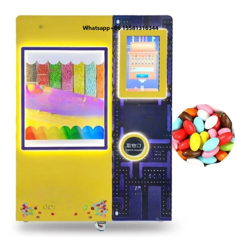 Commercial Candy Bean Vending Machine Chocolate Beans Machine Different Flavors Candy Vending Machine