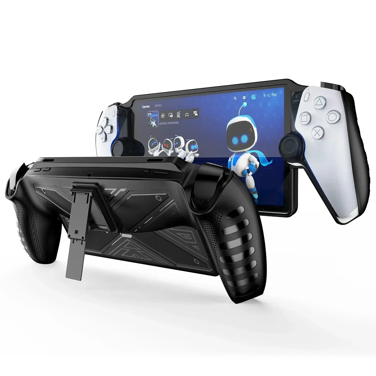 

for PlayStation Portal Protective Case With Stand TPU Soft Protective Shell Protective Sleeve Cover for PS5 Protal Accessories