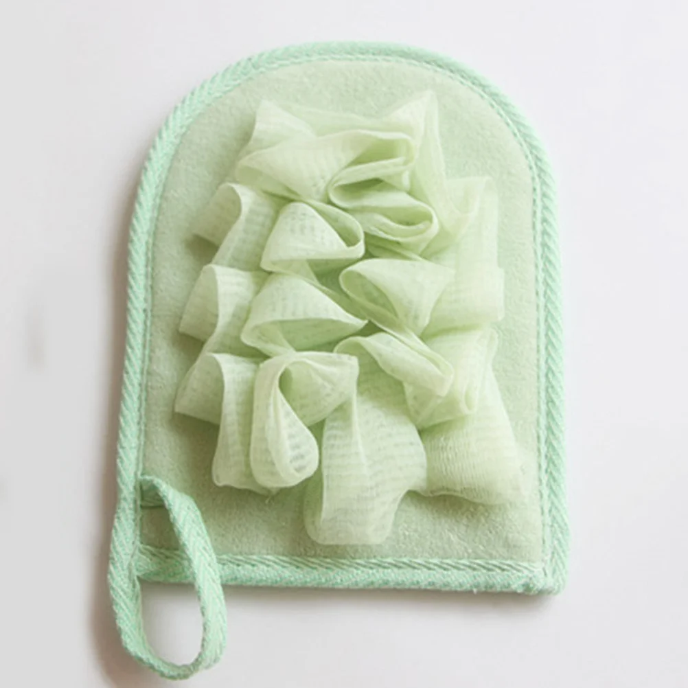 شبكة حمام الإسفنج دش بوف لون عشوائي خفيفة للغاية قابلة للغسل الظهر الغسيل يخلق فقاعة رغوة حمام الإسفنج لينة #4