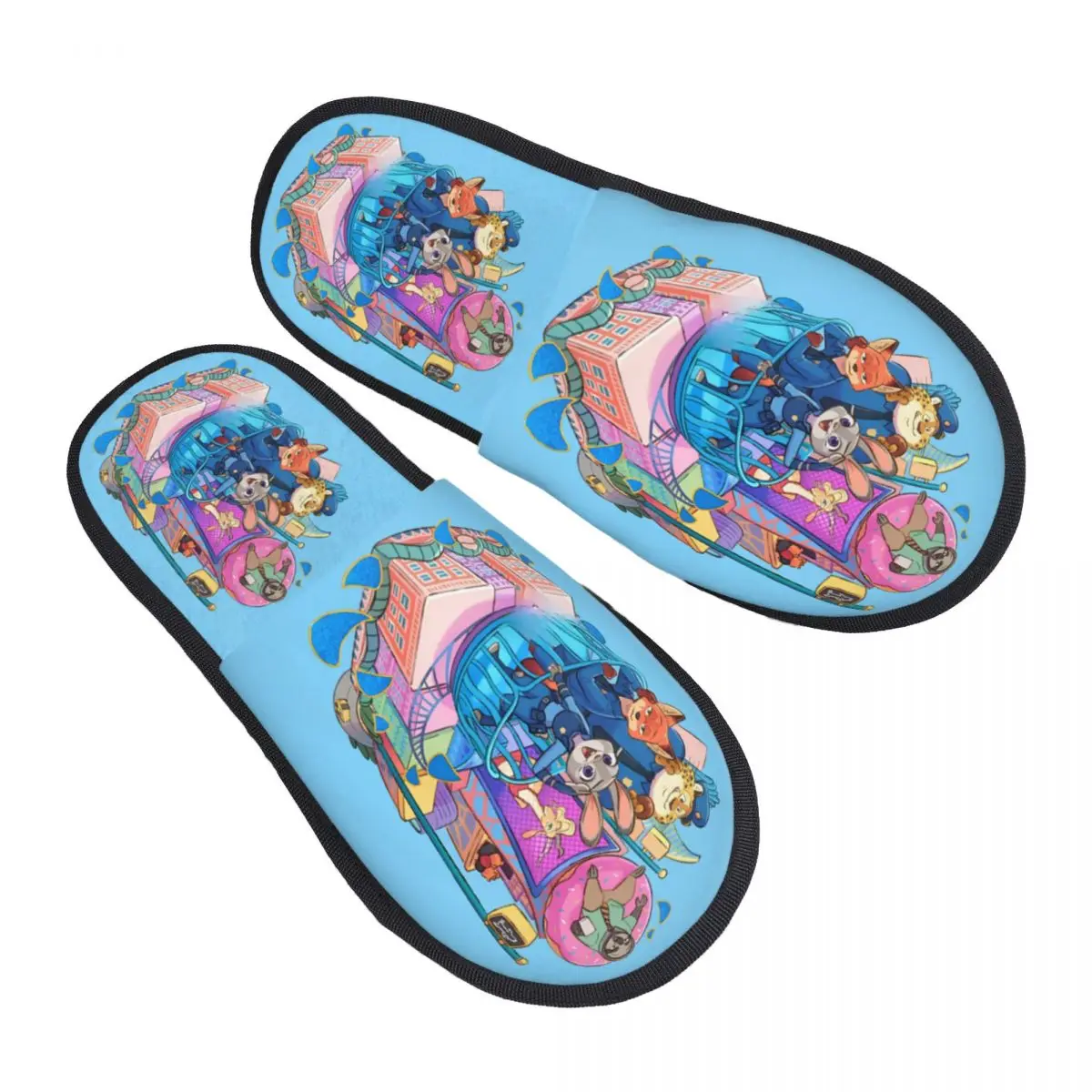 

Изготовленные на заказ домашние тапочки из мягкой пены с эффектом памяти, женские удобные теплые нескользящие тапочки с героями мультфильмов