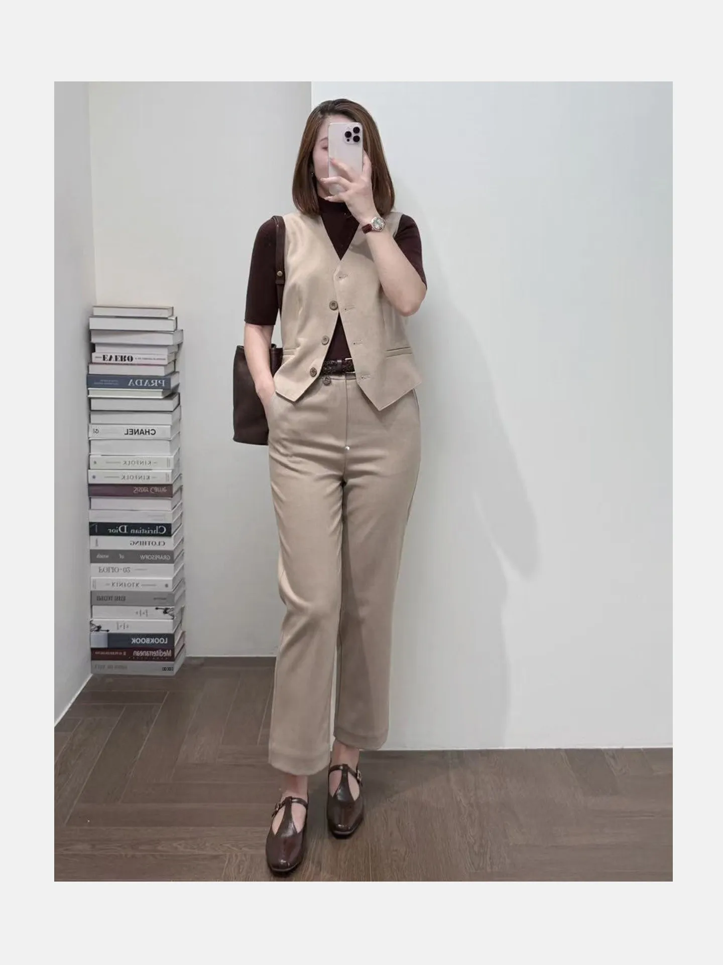 

Женский жилет Slim Fit в классическом стиле преппи, из качественного тонкого материала, для повседневной носки, в эстетике маленькой капиталли, осенняя мода