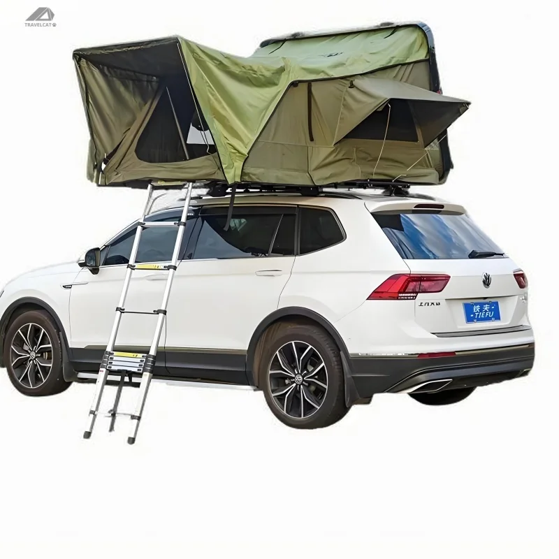 ABS Hard Shell Best Top Tent Vehicle Side Awning Car Trailer Top Tent 2-4 Person Tent,Custom