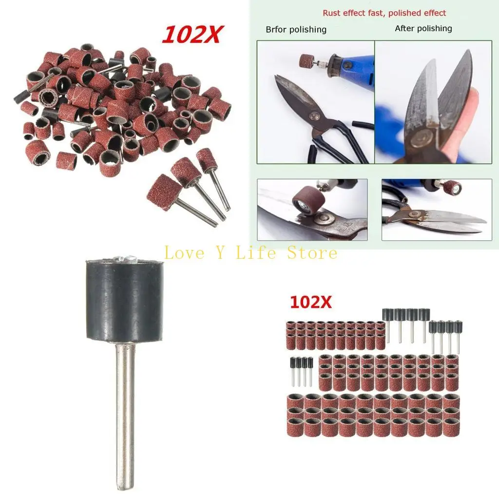 

Спинка шлифовальной шлифовки L74C с шлифовальными рукавами с барабанными оправами для роторного инструмента