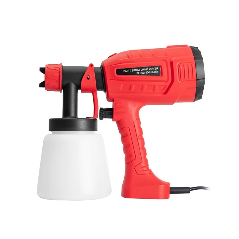 

2025 New 800ML Red Electric Spray Gun Tool Electric Spray Gun Paint Sprayer For Car Household Red Electric Spray Gun