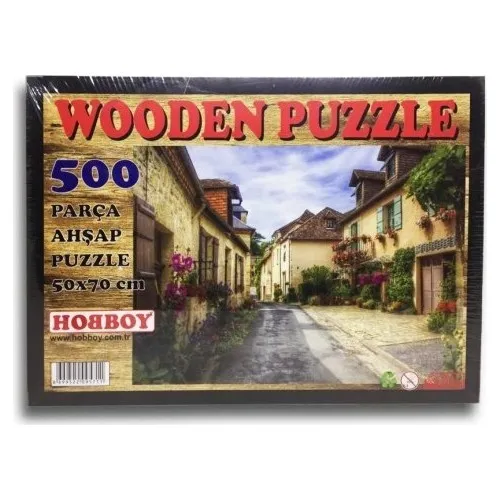 Hobboy 500 Wooden Puzzle with Houses