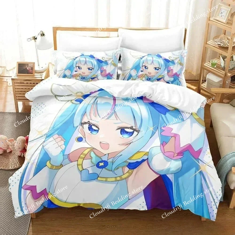 

3D Print Anime Kawaii Girls Sora Harewataru Bedding Set Single Twin Full Queen King Size Adult Kid Bedroom Duvet Cover Sets
