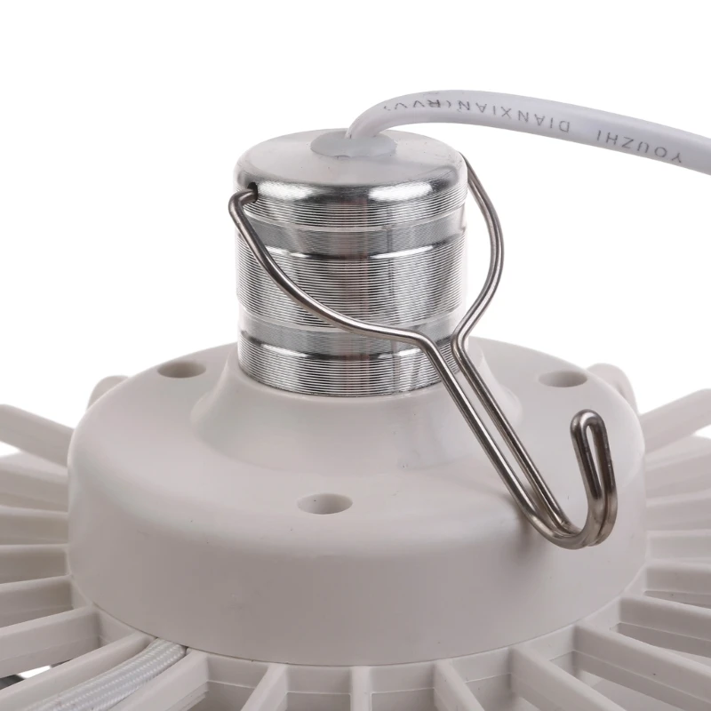 LED Ceiling Fan 30W LED Cooling Fan Chandelier Fan Brightness Speed Adjustment for Kitchen Office US Plug with Remote