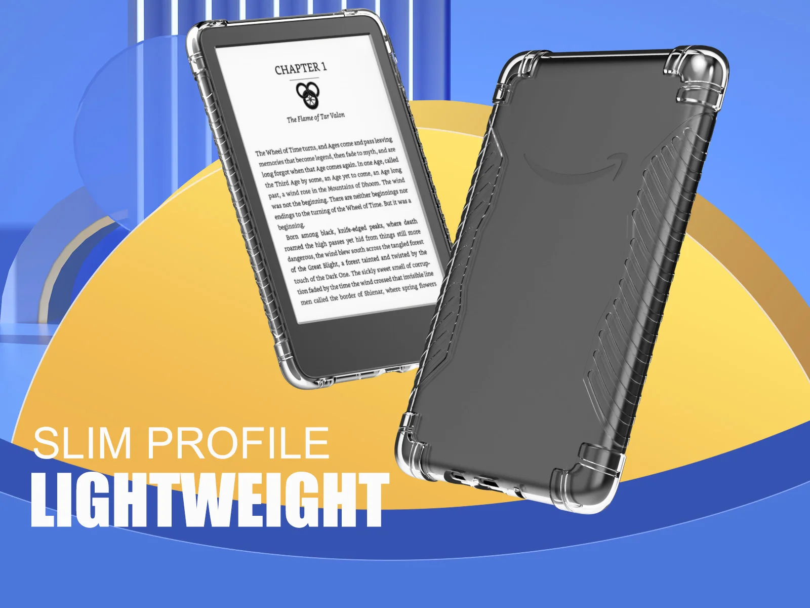 MoKo Funda para 6" TODO Nuevo Kindle (11a generación-2024/2022), Funda trasera de parachoques de piel de TPU transparente, suave y flexible ultra transparente