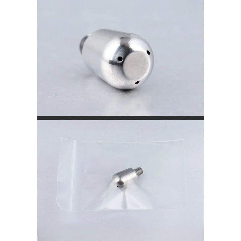 

For Coffee Machine Steam Nozzle, Milk Froth Nozzle, Baishengtu Three Hole Gemile Platinum Rich Stainless Steel Steam Nozzle